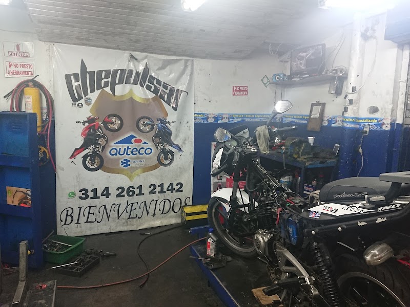 Chepulsar. Taller de motos