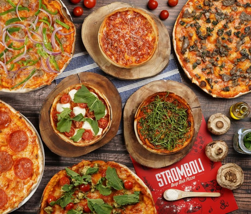 Stromboli Deep Dish Pizza