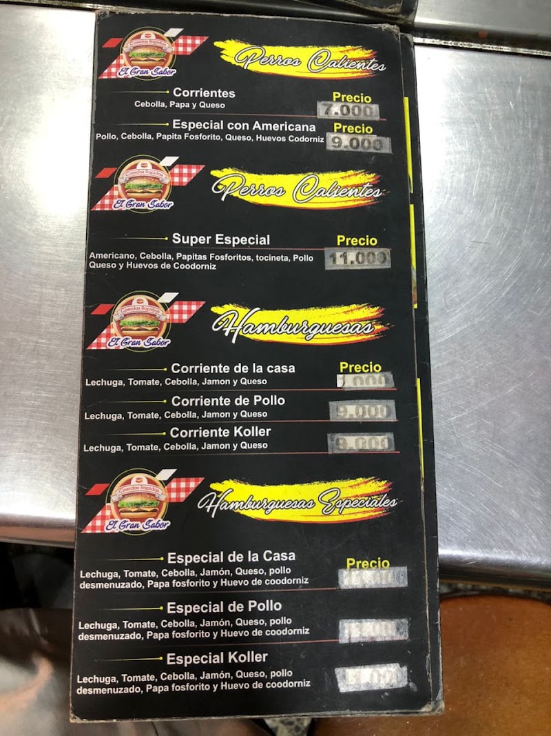 Comidas Rapidas EL Gran SABOR