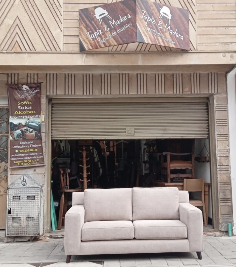 tapiz y madera