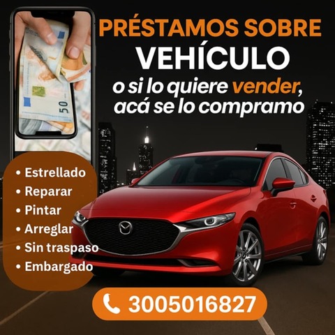 Préstamos Sobre Vehículo - PrestaCar Colombia