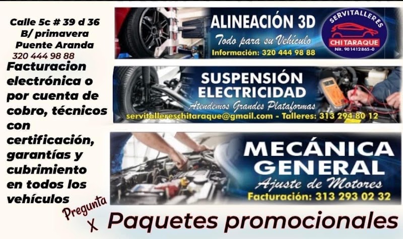 Servitalleres y Taxis Chitaraque