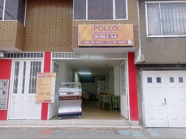 Pollo Broaster y frito doble AA