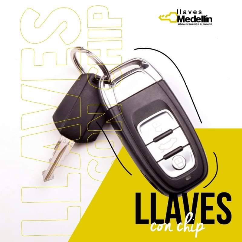 Llaves Medellín / Cerrajería en Medellín / Llaves con chip / Llaves Para Autos/Venta, Instalación y aperturas de cerraduras