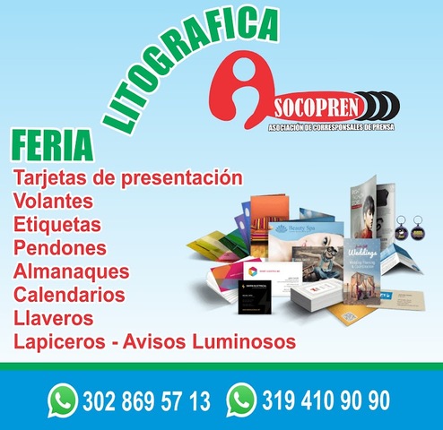 Publicidad Impresa, Avisos luminosos, Papelería Comercial | ASOCOPREN