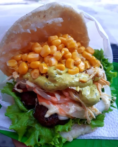 Arepa burguer.19